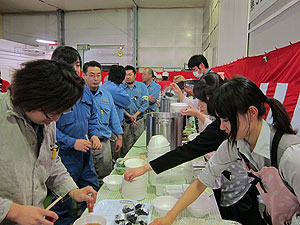 2014-12-17-もちつき大会　雑煮